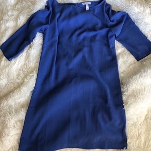 Baby blue shirt dress